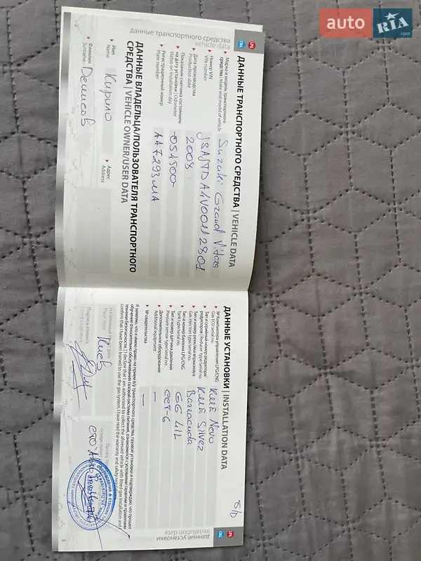 Внедорожник / Кроссовер Suzuki Grand Vitara 2008 в Ирпене документ
