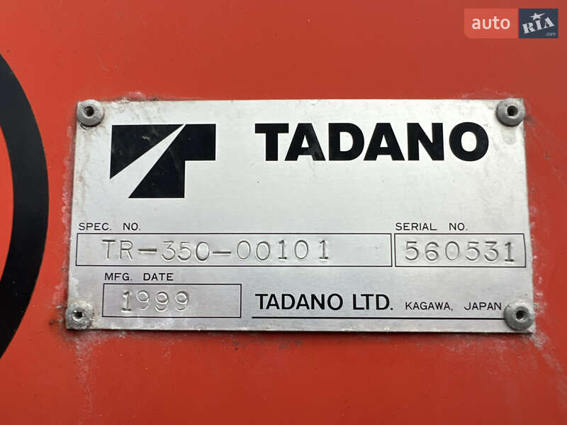 Автокран Tadano TR 1999 в Черноморске фото 2 Автокран Tadano TR 1999 в Черноморске