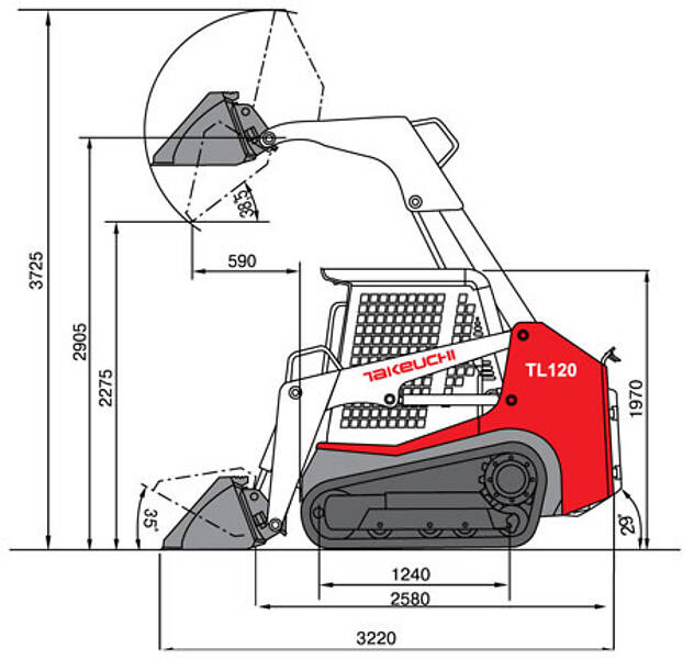 Міні-вантажник Takeuchi TL 2008 в Києві