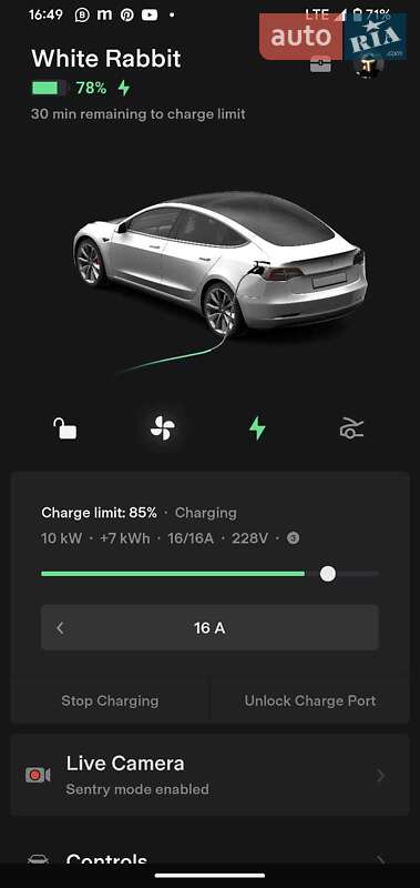 Седан Tesla Model 3 2019 в Киеве