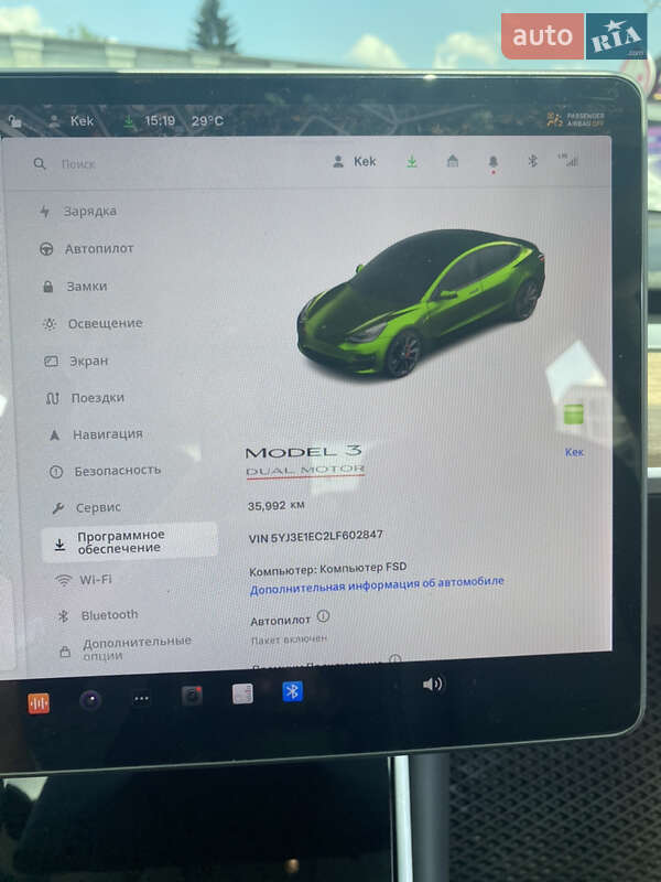 Седан Tesla Model 3 2019 в Львові