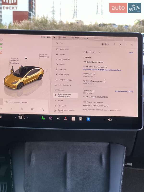 Седан Tesla Model 3 2022 в Луцке фото 27 Седан Tesla Model 3 2022 в Луцке