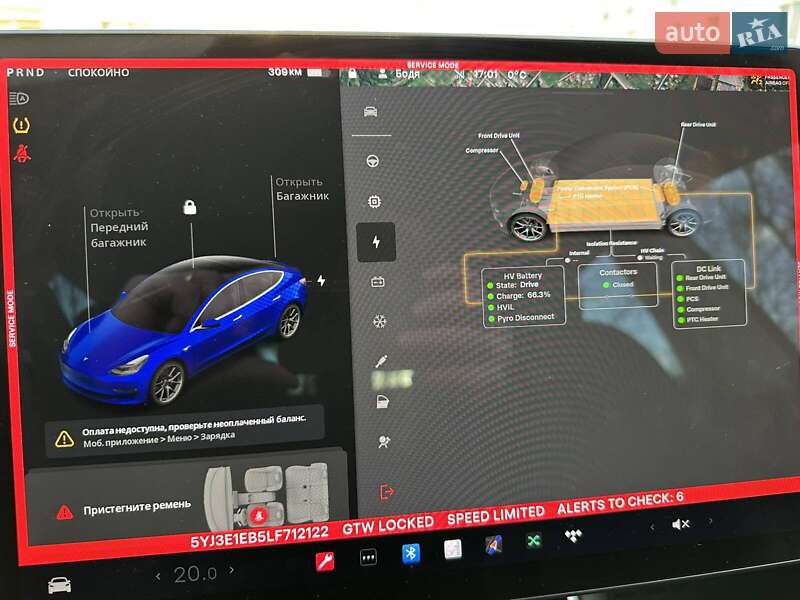 Седан Tesla Model 3 2020 в Львові