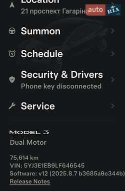 Седан Tesla Model 3 2020 в 