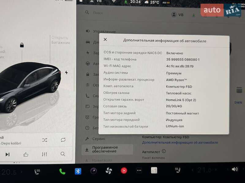 Седан Tesla Model 3 2024 в Дніпрі