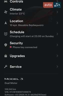Седан Tesla Model 3 2019 в 