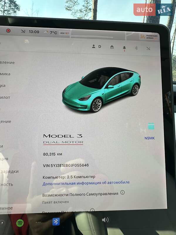 Седан Tesla Model 3 2018 в Вышгороде