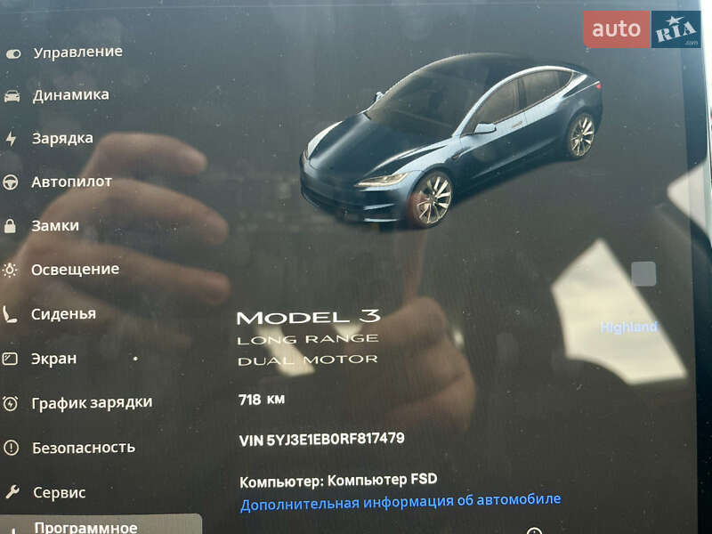 Седан Tesla Model 3 2024 в Киеве