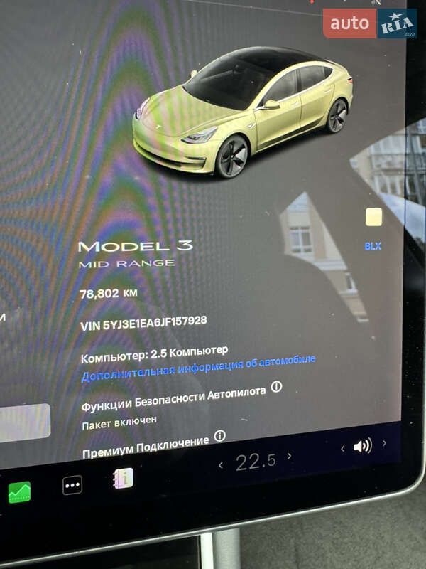 Седан Tesla Model 3 2018 в Киеве