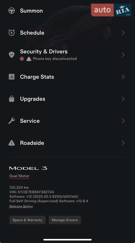 Седан Tesla Model 3 2019 в Киеве