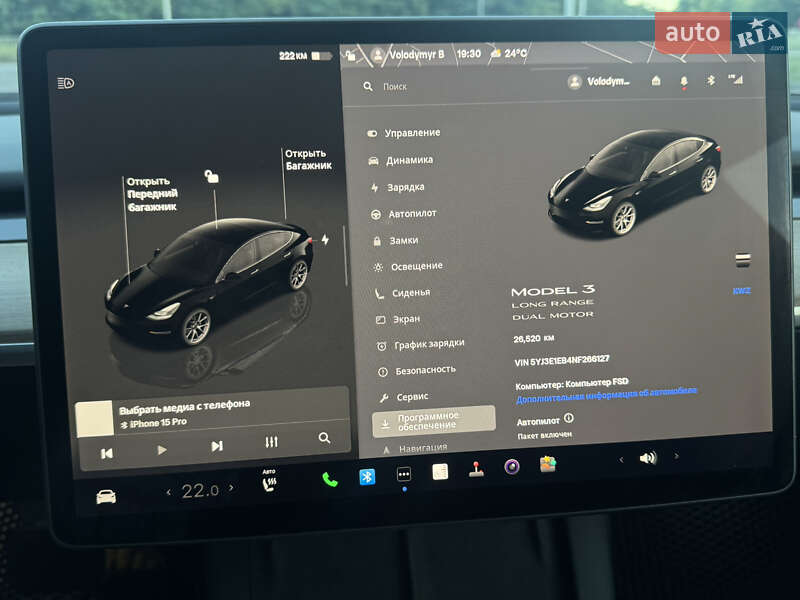 Седан Tesla Model 3 2022 в Полтаві