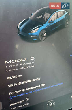 Седан Tesla Model 3 2022 в 