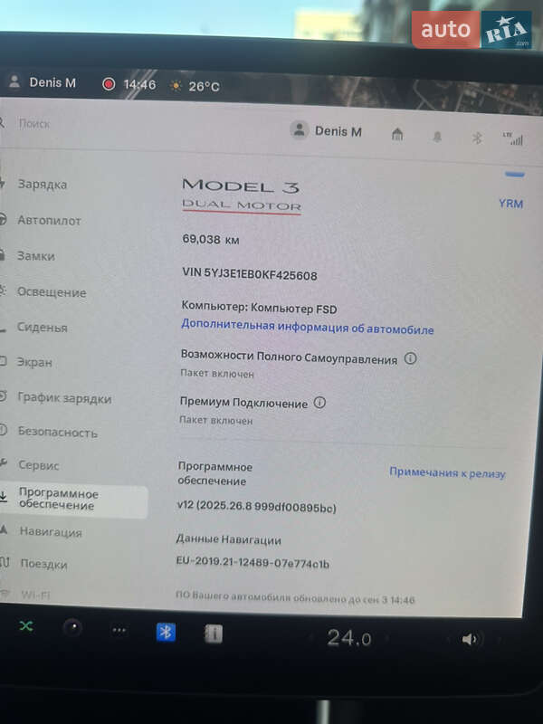 Седан Tesla Model 3 2019 в Днепре