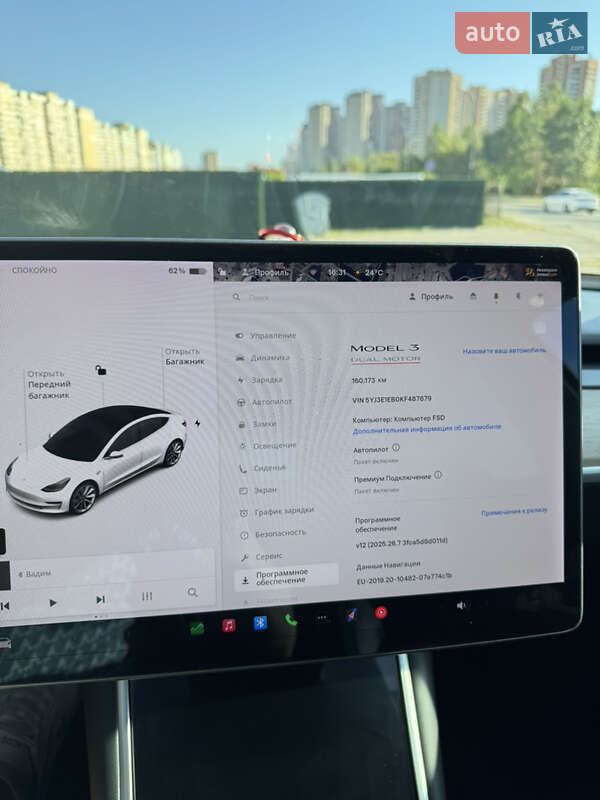 Седан Tesla Model 3 2019 в Киеве