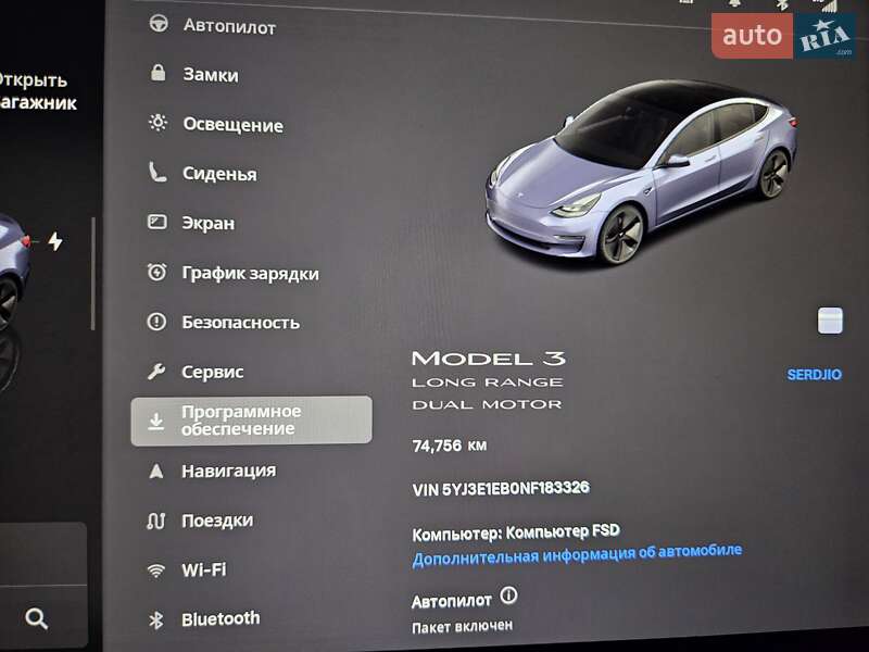 Седан Tesla Model 3 2022 в Дніпрі