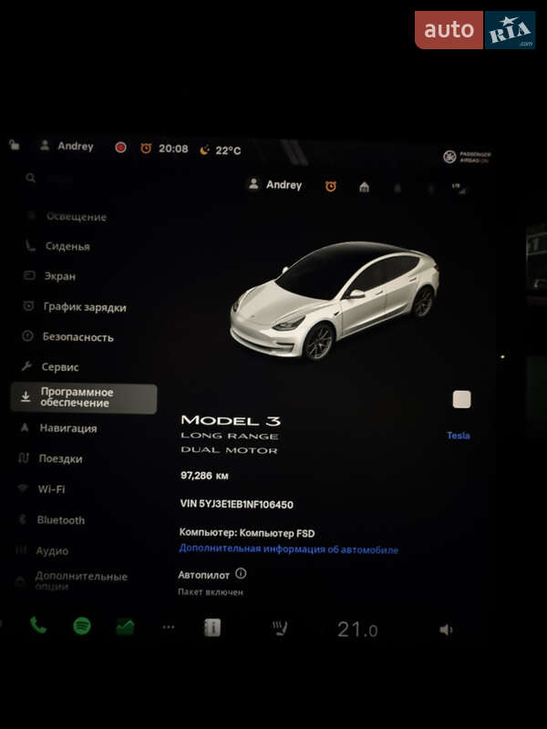 Седан Tesla Model 3 2021 в Днепре