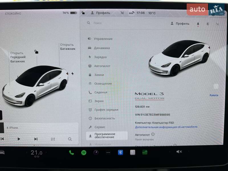 Седан Tesla Model 3 2021 в Рівному