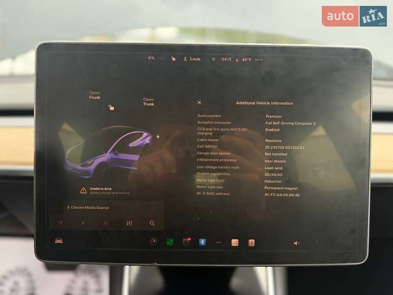 Седан Tesla Model 3 2020 в Луцьку