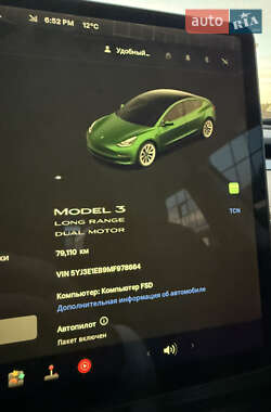 Седан Tesla Model 3 2021 в 