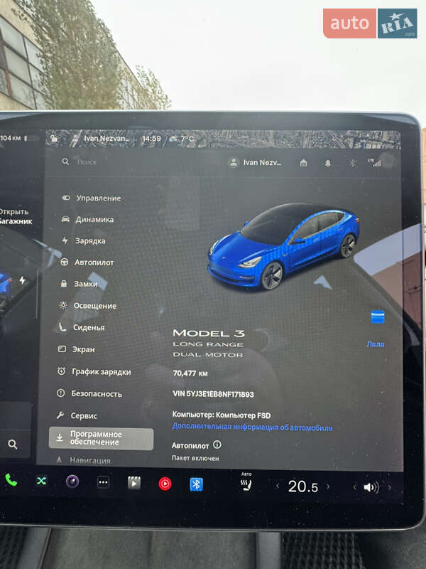 Седан Tesla Model 3 2022 в Киеве