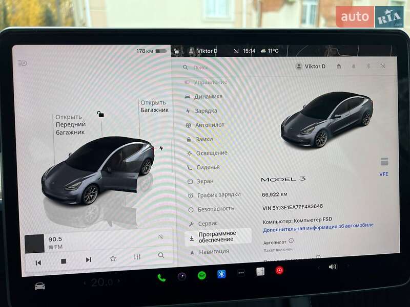 Седан Tesla Model 3 2023 в Виннице