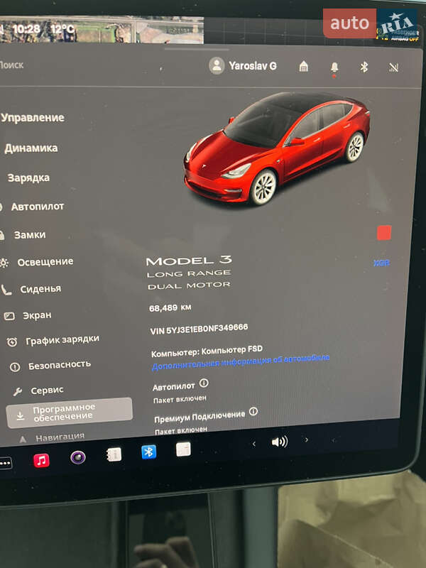 Седан Tesla Model 3 2022 в Львові фото 11 Седан Tesla Model 3 2022 в Львові