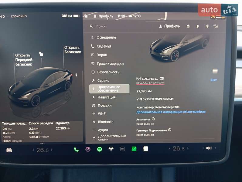 Седан Tesla Model 3 2023 в Яремче