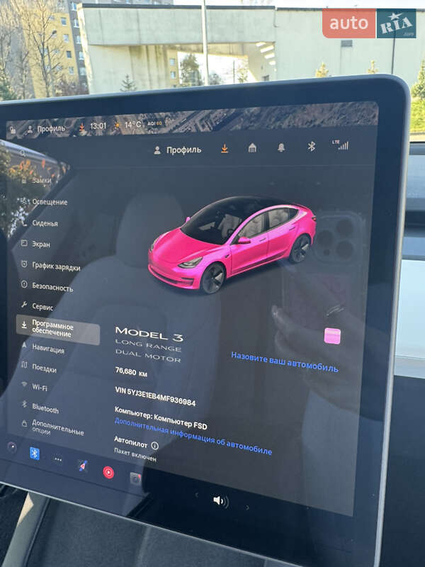 Седан Tesla Model 3 2021 в Івано-Франківську