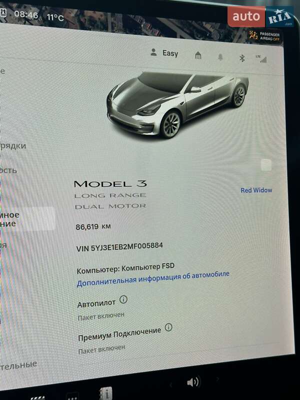 Седан Tesla Model 3 2021 в Києві