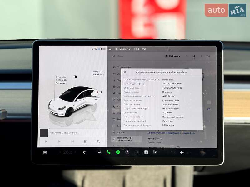 Седан Tesla Model 3 2023 в Києві