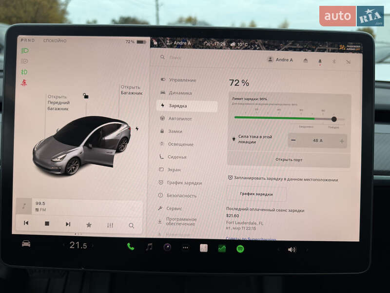 Седан Tesla Model 3 2021 в Полтаві