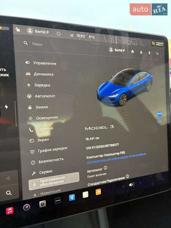 Седан Tesla Model 3 2024 в Львове
