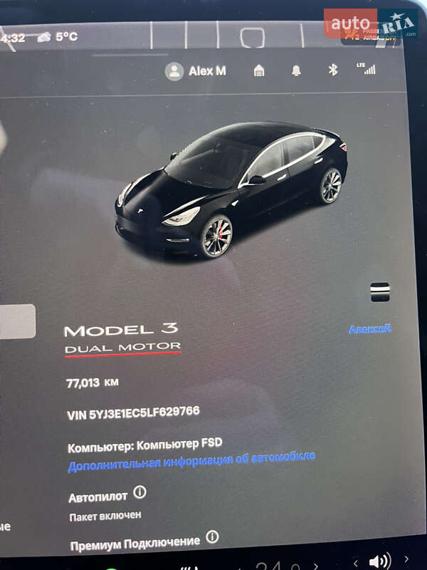 Седан Tesla Model 3 2019 в Киеве