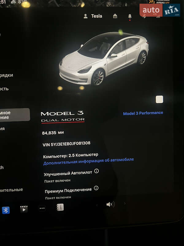 Седан Tesla Model 3 2018 в Львове фото 94 Седан Tesla Model 3 2018 в Львове