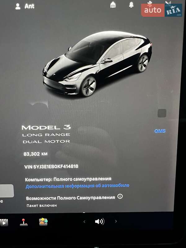 Седан Tesla Model 3 2019 в Киеве