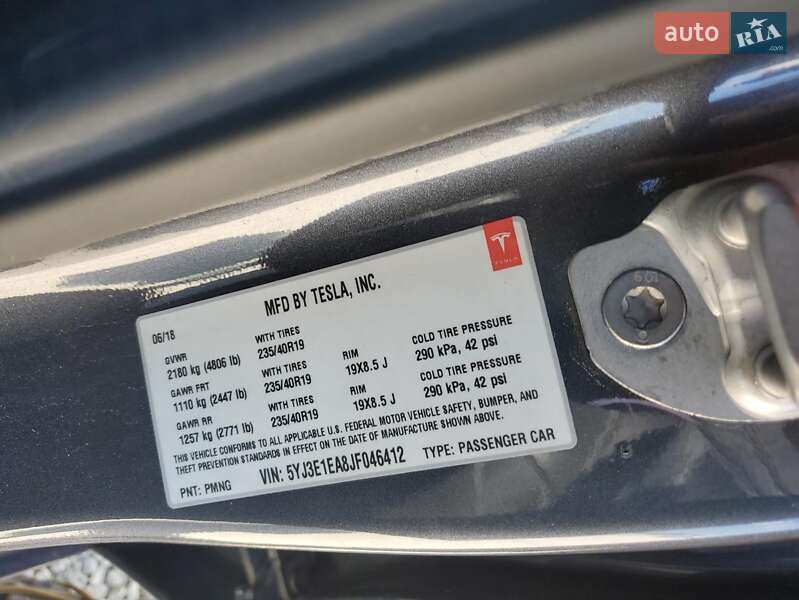 Седан Tesla Model 3 2018 в Днепре фото 12 Седан Tesla Model 3 2018 в Днепре