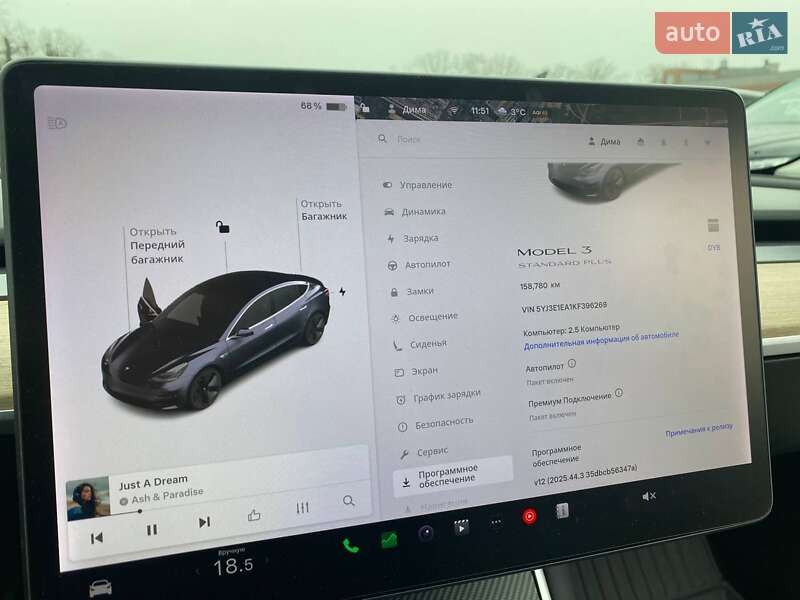 Седан Tesla Model 3 2019 в Киеве