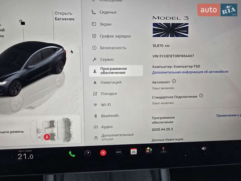 Седан Tesla Model 3 2024 в Києві фото 12 Седан Tesla Model 3 2024 в Києві