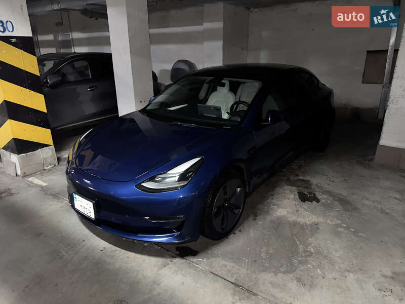 2021 Tesla Model 3, VIN 5YJ3E1EBXNF115678:plate — фото 1 (autoria)