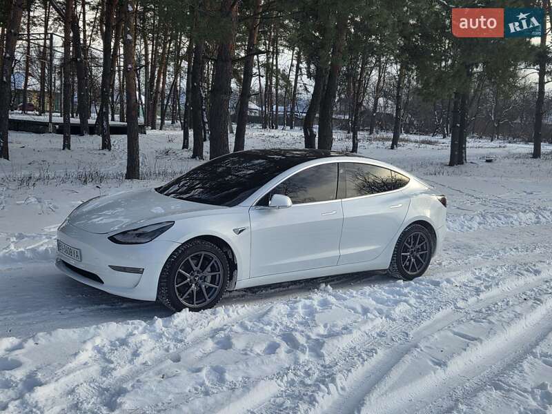2019 Tesla Model 3, VIN 5YJ3E1EB0LF628208:plate — фото 1 (autoria)