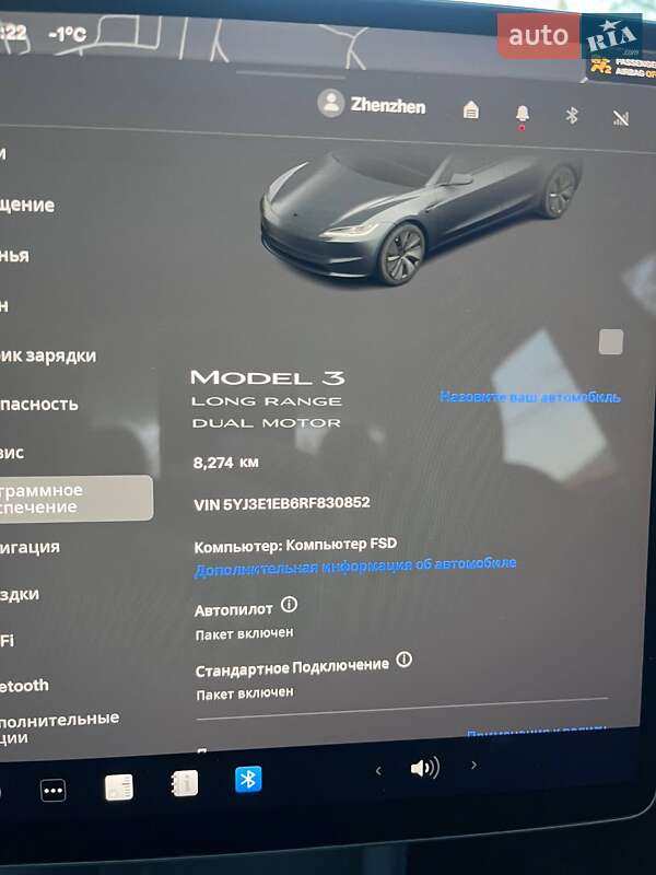 Седан Tesla Model 3 2024 в Ізмаїлі