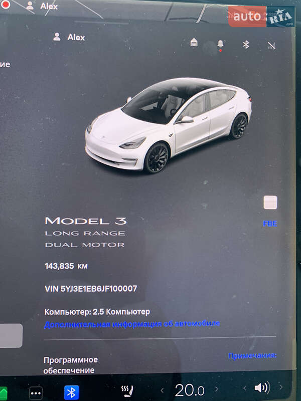 Седан Tesla Model 3 2018 в Мукачевому