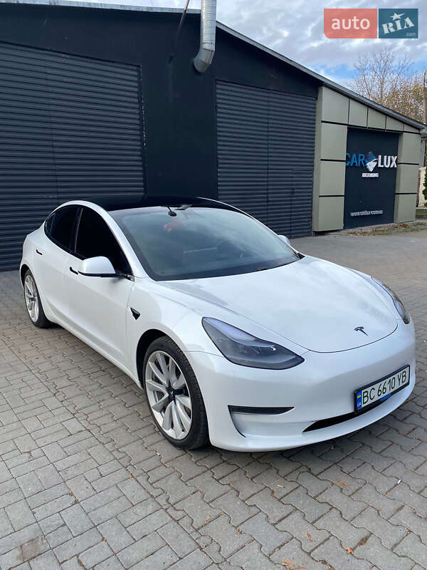 2020 Tesla Model 3, VIN 5YJ3E1EB0LF735761:plate — фото 1 (autoria)