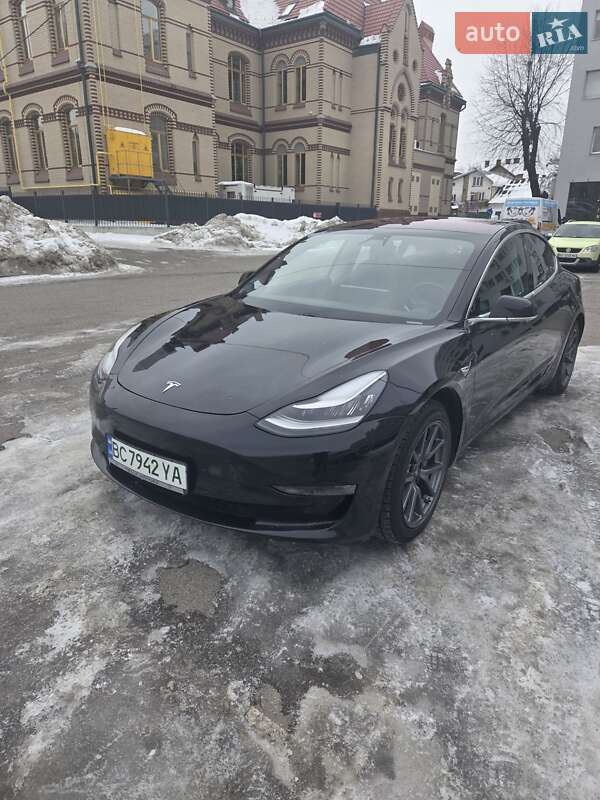 2019 Tesla Model-3, VIN 5YJ3E7EB8KF315490:plate — фото 1 (autoria)