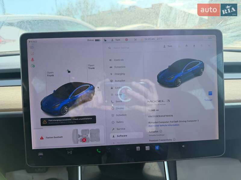 Седан Tesla Model 3 2018 в Луцьку