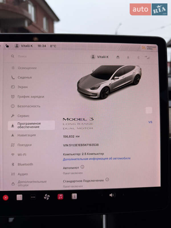 Седан Tesla Model 3 2019 в Ірпені фото 12 Седан Tesla Model 3 2019 в Ірпені