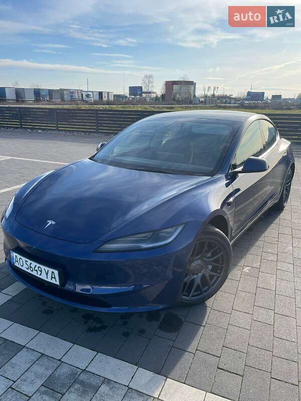 2024 Tesla Model-3, VIN LRW3E7FSXRC057704:plate — фото 1 (autoria)