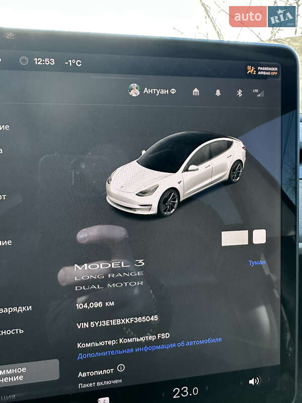 Седан Tesla Model 3 2019 в Виннице фото 8 Седан Tesla Model 3 2019 в Виннице