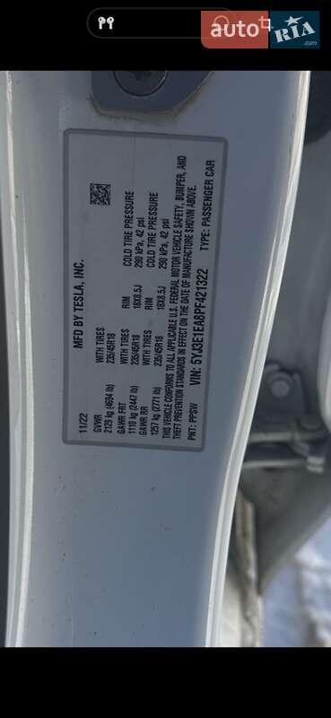 Седан Tesla Model 3 2022 в Києві фото 25 Седан Tesla Model 3 2022 в Києві