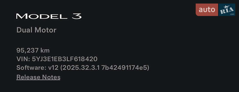 Седан Tesla Model 3 2019 в Одессе